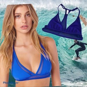 NWT Les Coquines Ava Mesh Triangle Bikini Top